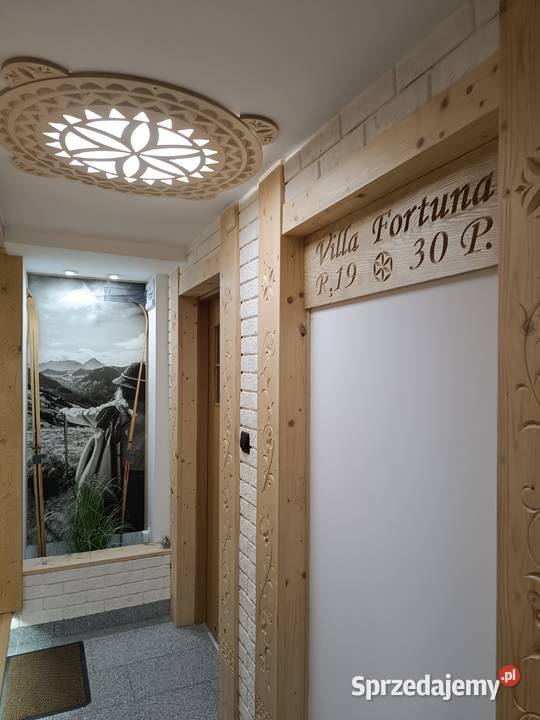 Lampa LED 6060 Styl Góralski Kwadrat Koło Plafony Poronin