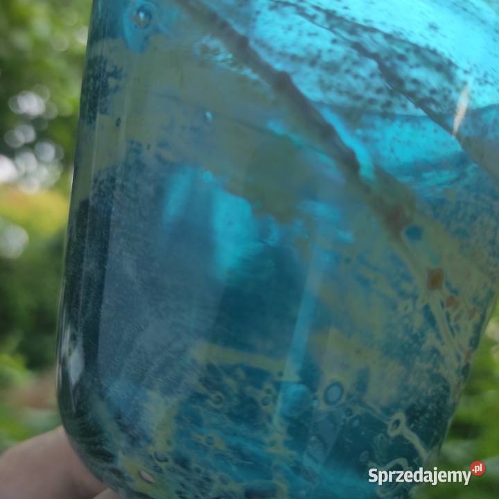 Mdina Glasskielich szklany sygnowany Michael Pabianice