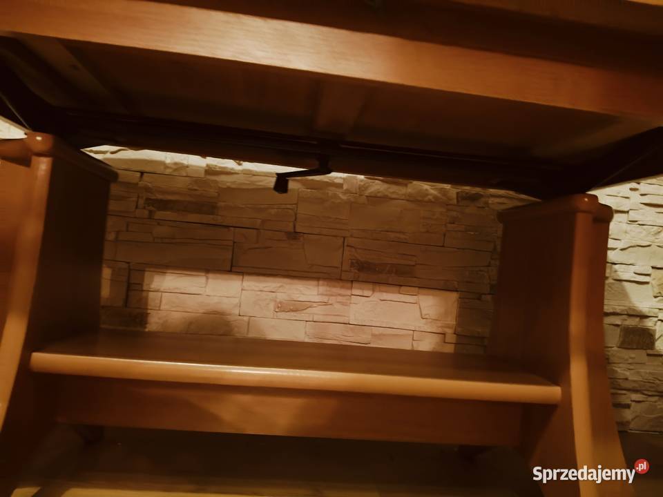 Stół rozkładana regulowana ława tworzywo sztuczne Sandomierz