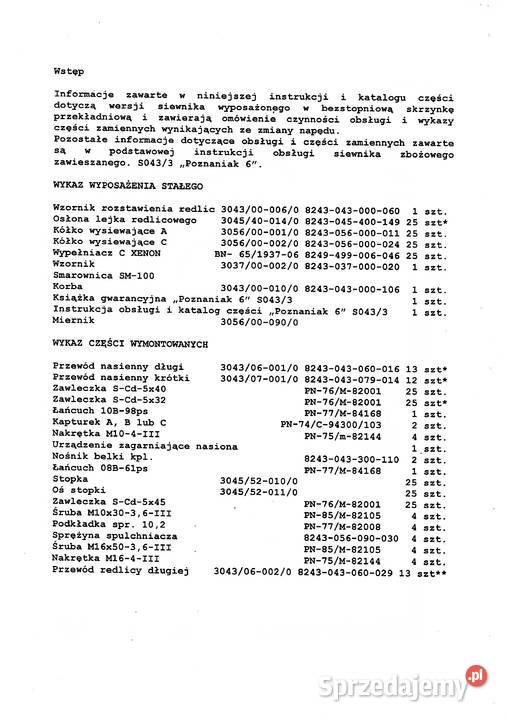 Poznaniak 6 so433 uzupełnienie so 433B Stalowa Wola