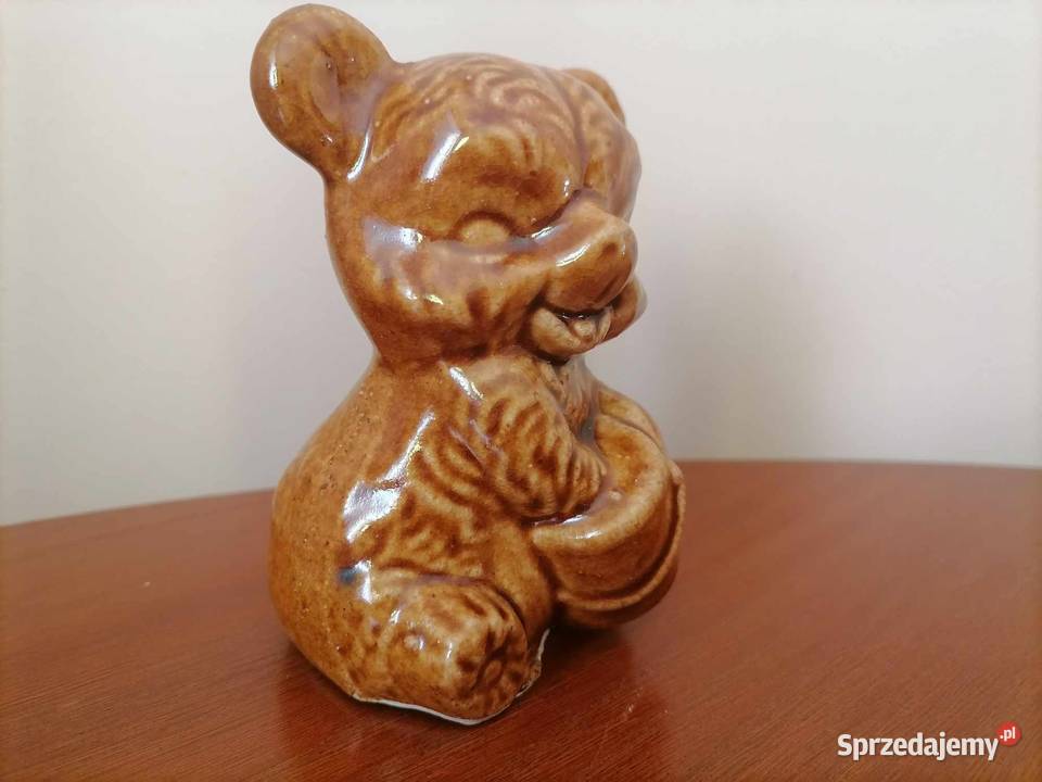 Figurka ceramiczna miś Porcelana i szkło Wałbrzych sprzedam