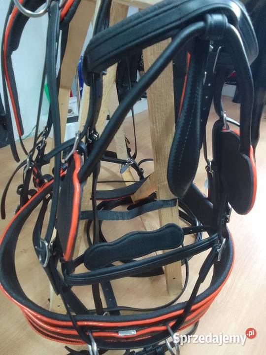 Uprząż szorowa biothan na parę koni rozmiar full