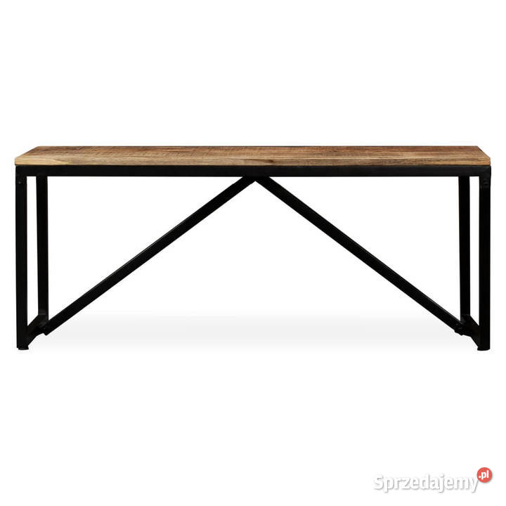 Ławka z drewna mango 110x35x45 WM244902 Warszawa