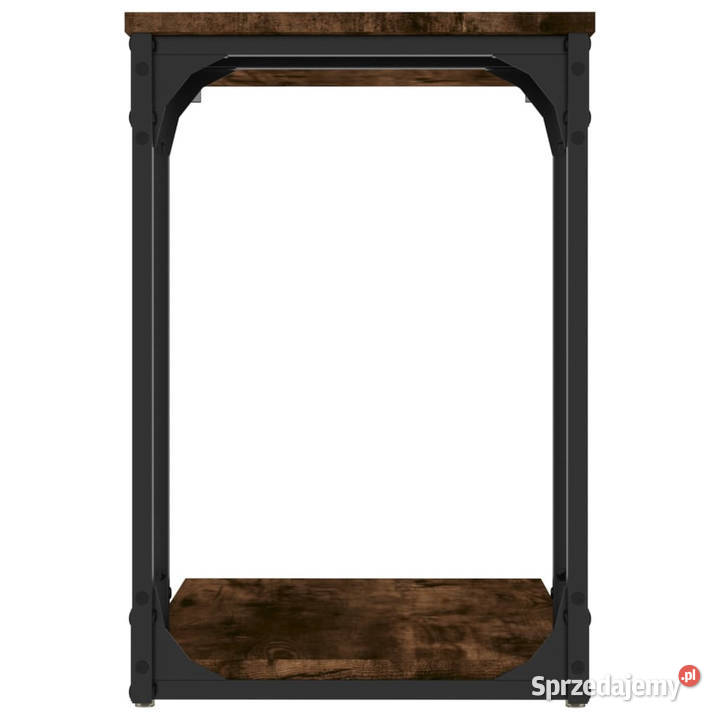 Stolik boczny przydymiony dąb 50x35x52 WM825814 Warszawa