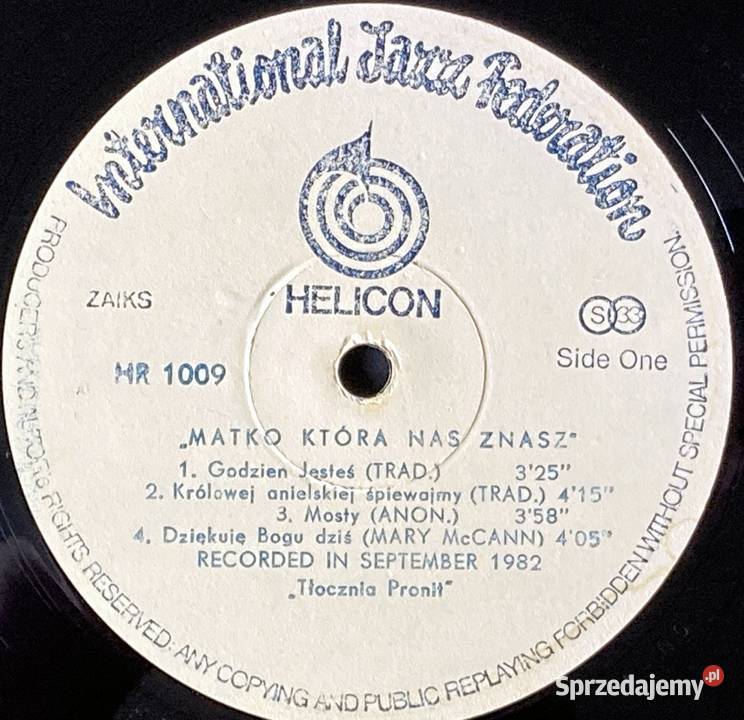 Stanisław Sojka Matko Która Nas Znasz Szczecin