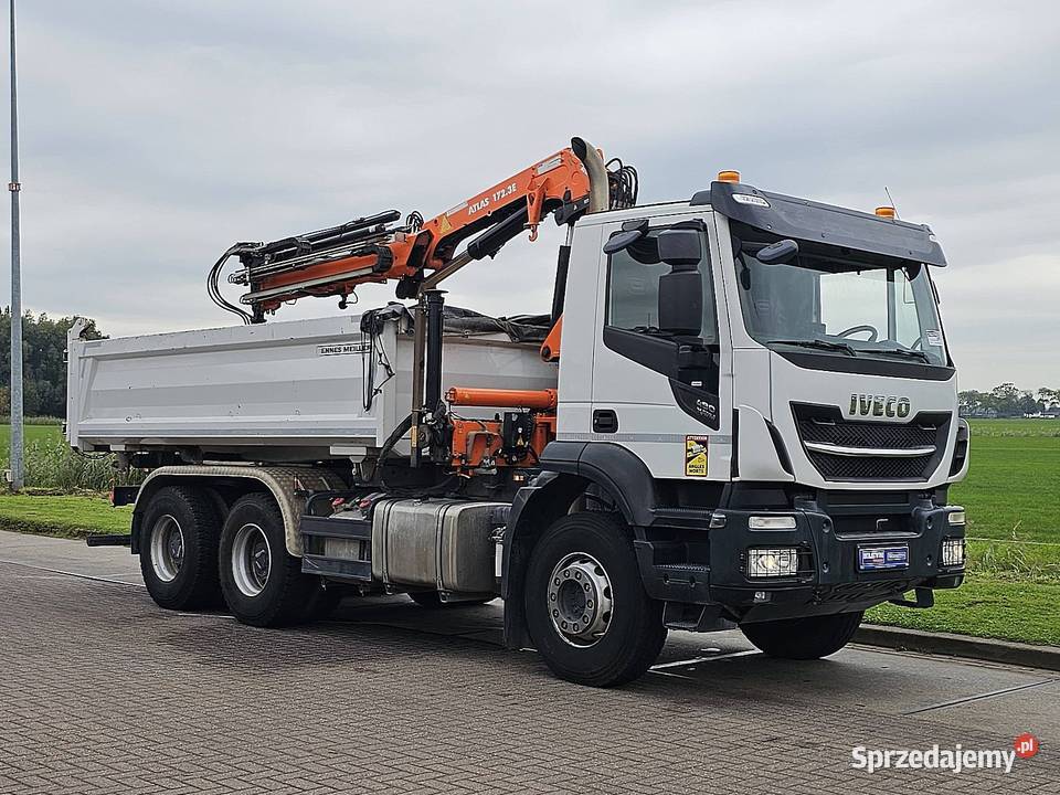 Iveco AD260T48 TRAKKER MEILLERATLAS 1723 pełny VAT Samochody ciężarowe sprzedam