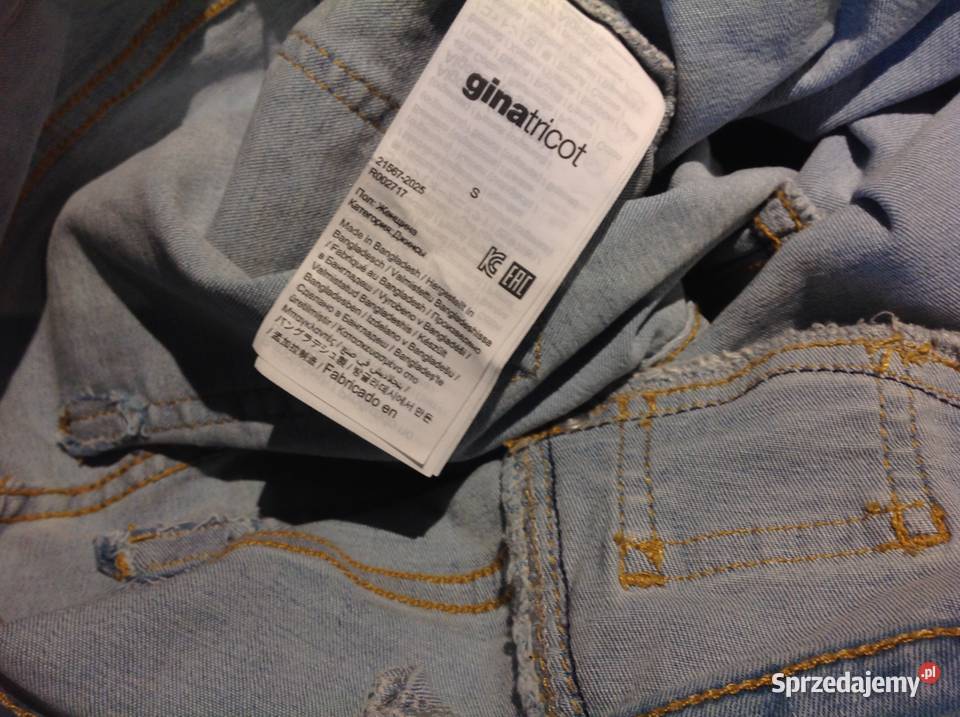 Spodnie Jeans Damskie Gina Trjcot S skinny j Moda i Styl lubuskie