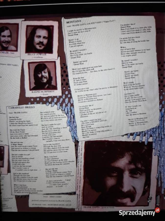 Archiwum jazzprog rocka FRANK ZAPPA Over Nite podkarpackie Rzeszów