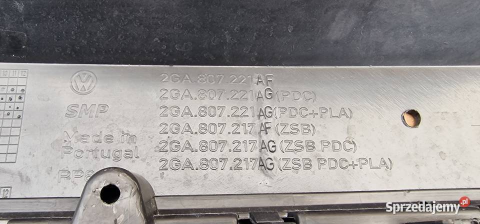VW TROC ZDERZAK PRZÓD PRZEDNI 2GA807221 Bieleń