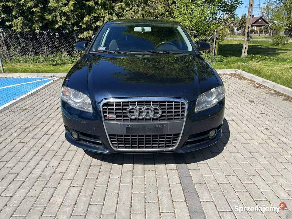 Audi A4 B7 20 TDI 170 Sline 2007 Bezwypadkowy A4 Bielsk Podlaski