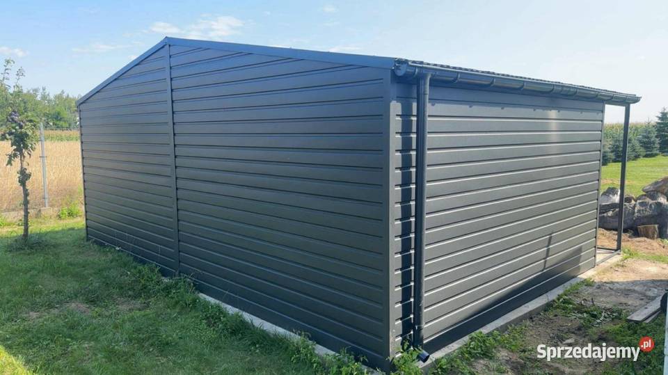 Garaż blaszany Premium Drewnopodobny Filc Kutno sprzedam