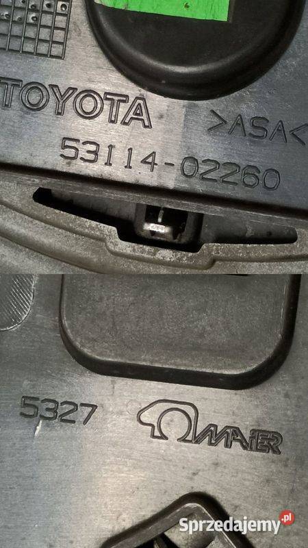 TOYOTA AURIS II GRILL KRATKA ATRAPA CHŁODNICY Pleszew