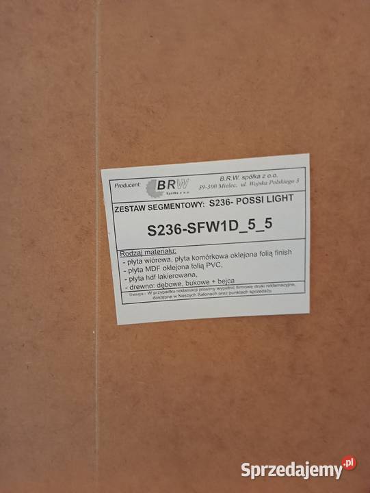 Transportzestaw BRW Possi Light połysk stan Jaworzno