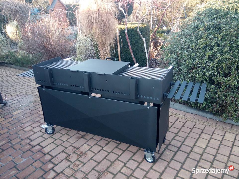 Gastronomiczny grill TRÓJKOMOROWY blacha 5 mm z Damasławek