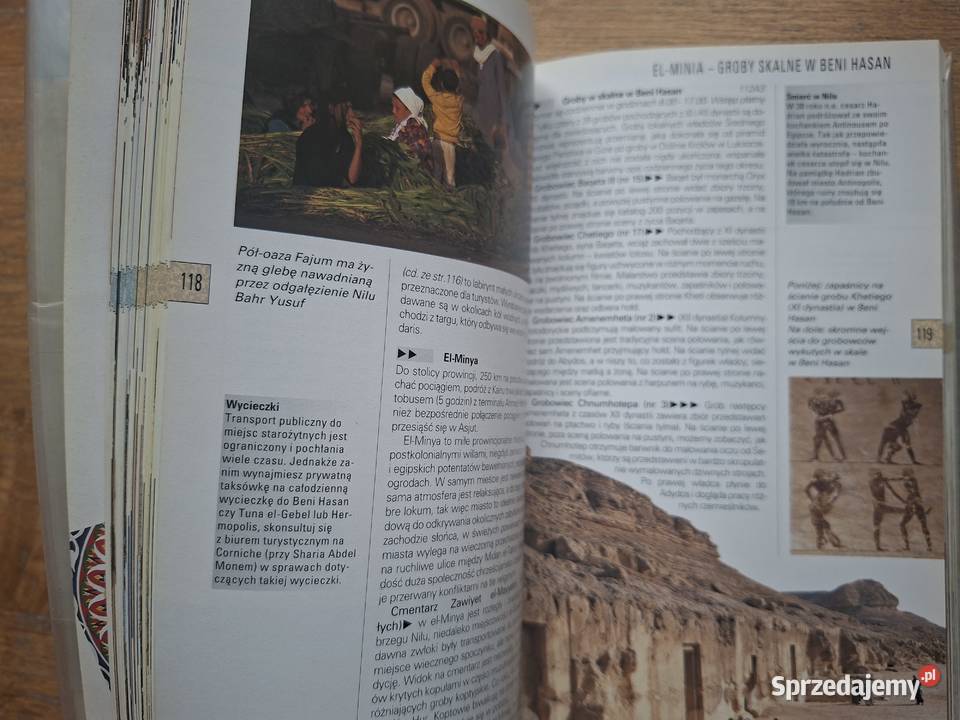 Egipt explorer A Sattin i S Franquet przewodnik miękka Kraków