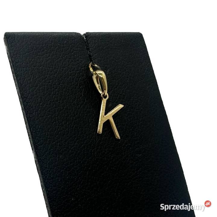 Złota Zawieszka Próby 585 013g Literka K Elbląg sprzedam