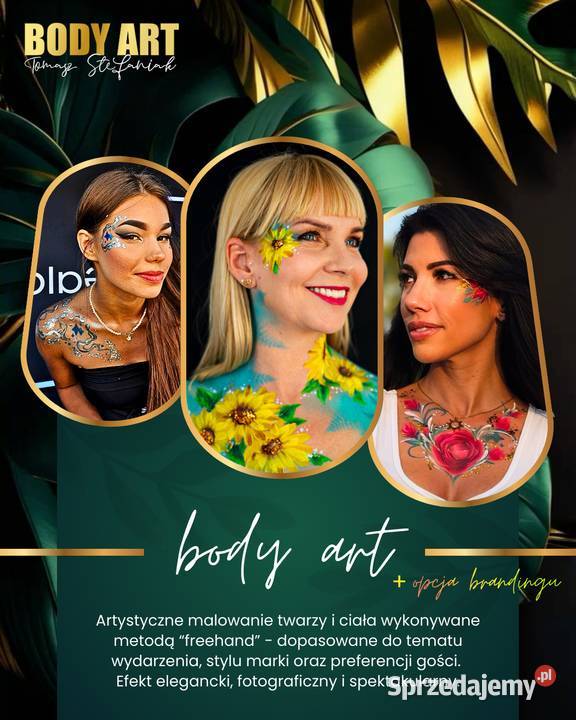 BODY ART face painting body painting UV mazowieckie Warszawa
