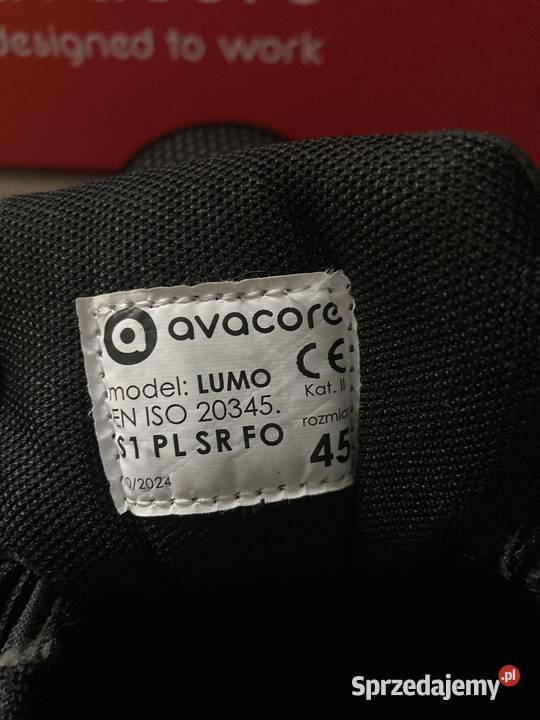 Buty robocze Avacore rozmiar 45 NOWE inna Miedary