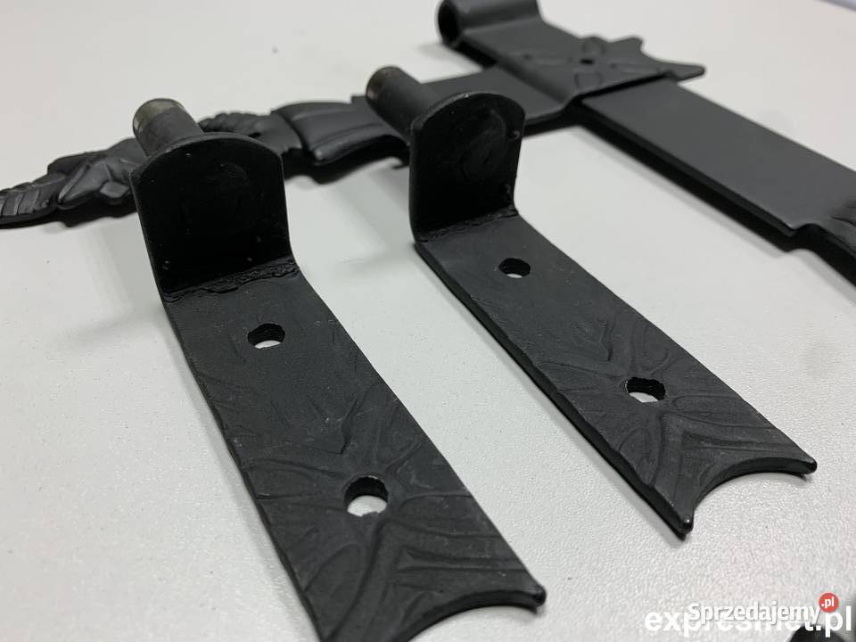 Zawias kątowy okiennicowy ozdobny kuty 30