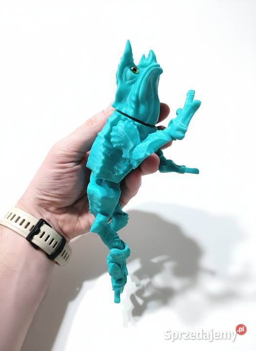 Żaba RANA CORNUDA 3D elastyczna artykułowana Figurki