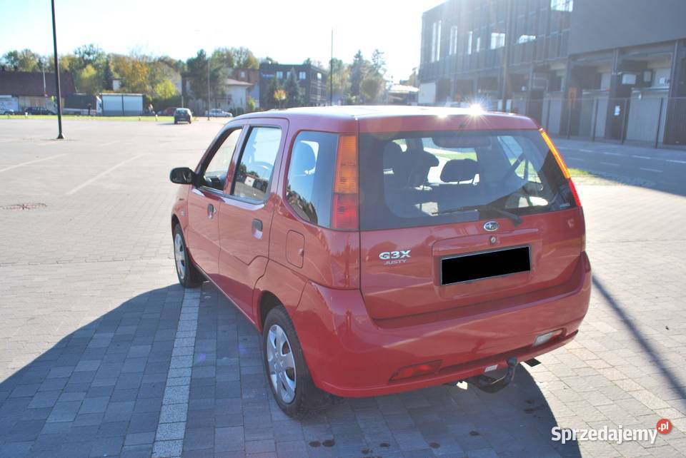 Subaru G3X Justy 4x4 13 Benzyna 90 Elektryczne sprzedam