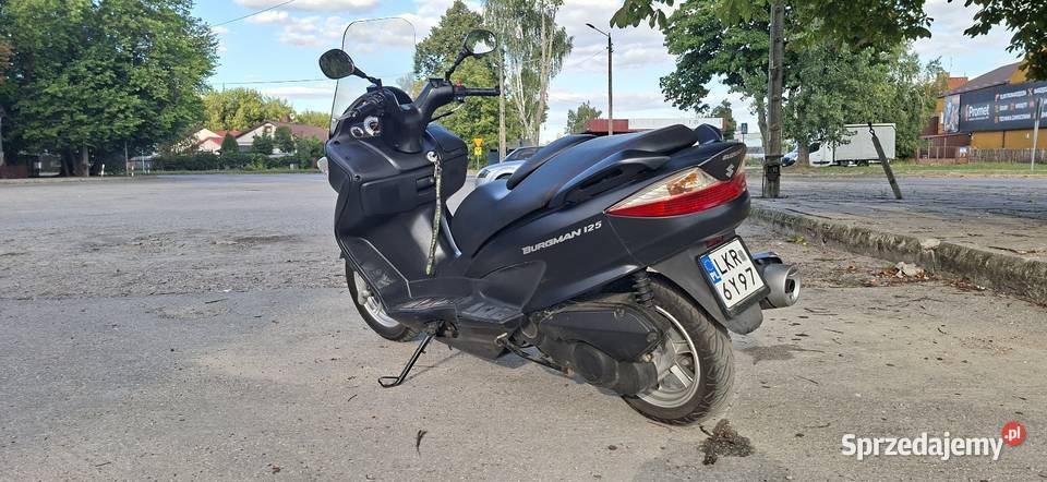 Suzuki burgman 125 2008 zadbany 13KM lubelskie Lubartów
