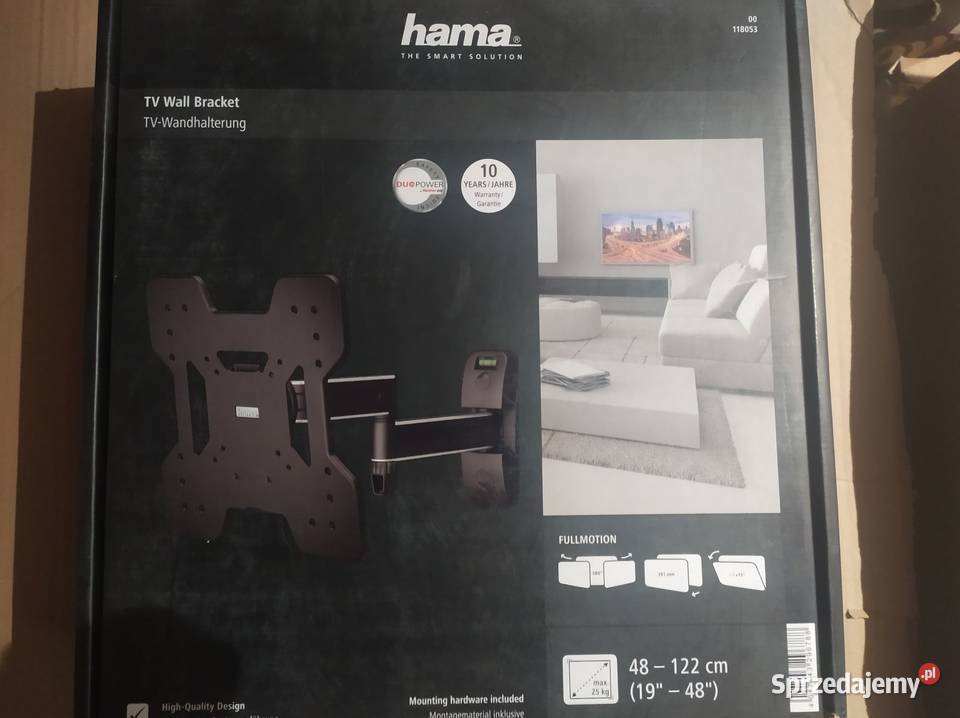 HAMA Uchwyt Ścienny TV 1948 Vesa 200x200 sprzedam