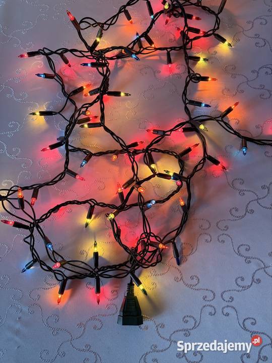 Lampki Choinkowe Goliat 100 lampek 55m Kolorowe Czerwionka-Leszczyny