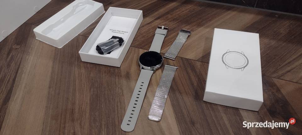 Smartwatch zegarek bluetooth srebrny pasek na rękę Mielec