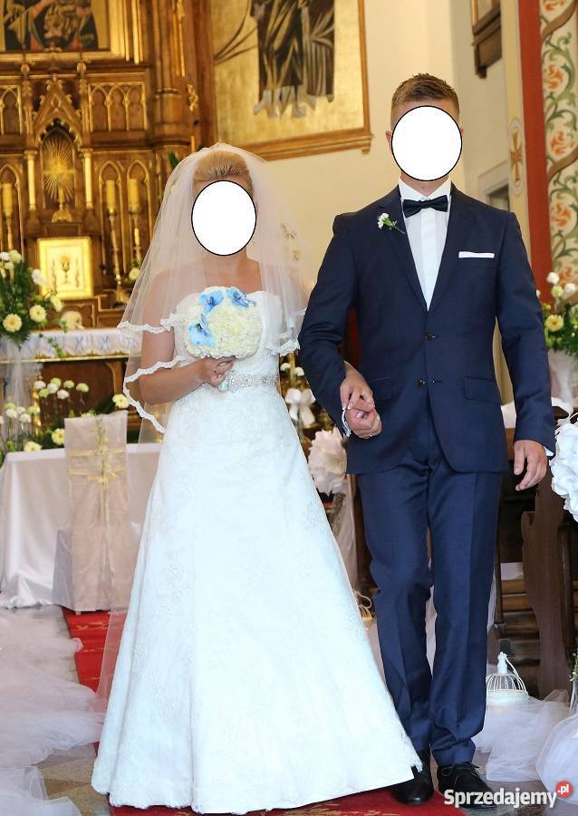 SUKNIA ŚLUBNA Lisa Ferrera 90cm Przemyśl