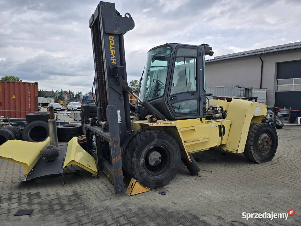 Wózek widłowy HYSTER H16XM6 udźwig 16 ton 375 m warmińsko-mazurskie Rudolfowo