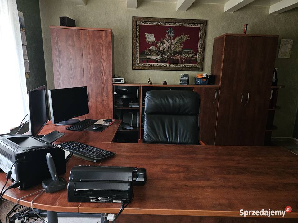 Komplet biurko i szafki Zabrze