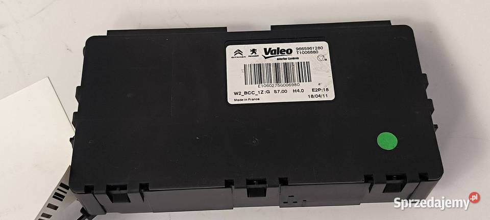 MODUŁ PEUGEOT 508 9665961280 STEROWNIK Pozostałe Lipno sprzedam