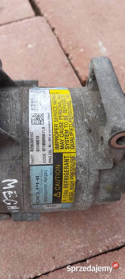 Sprężarka klimatyzacji 8200309193 Renault Megane klimatyzacja Szczecin