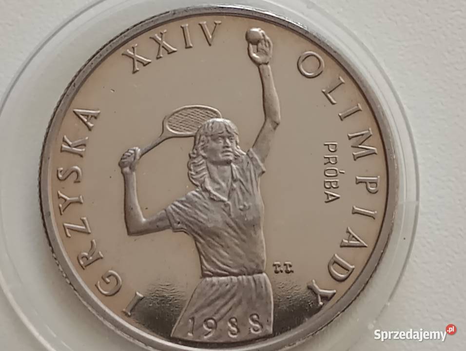 Moneta 200 1987r XXIV Igrzyska olimpijskie Próba
