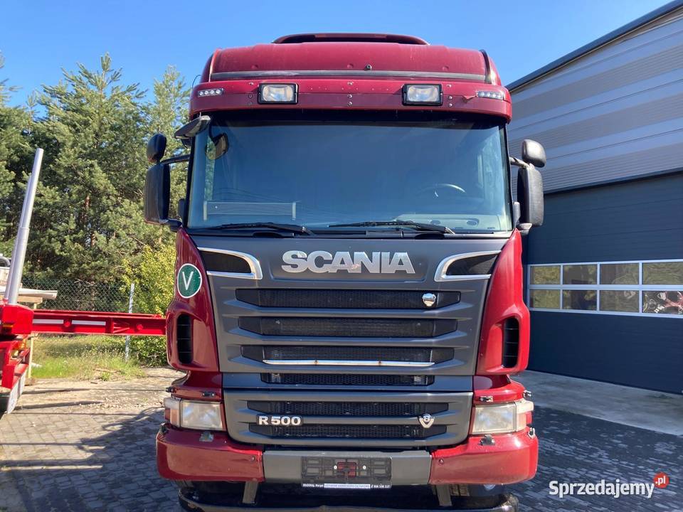 Ciężarówka do przewozu drewna Scania R500 6x4 z