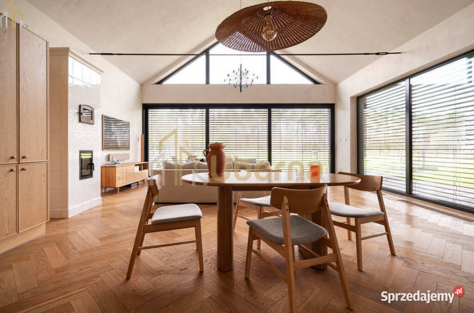 Unikatowy dom łączący ekologię i świetny styl garaż zachodniopomorskie Marszewo