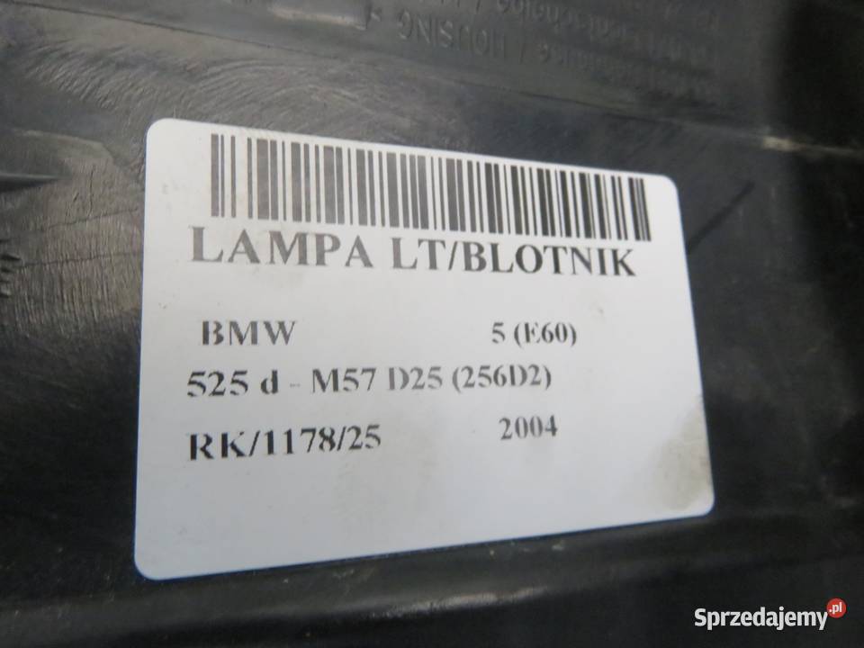 LAMPA LEWA TYLNA BMW E60 6910767 osobowe małopolskie sprzedam