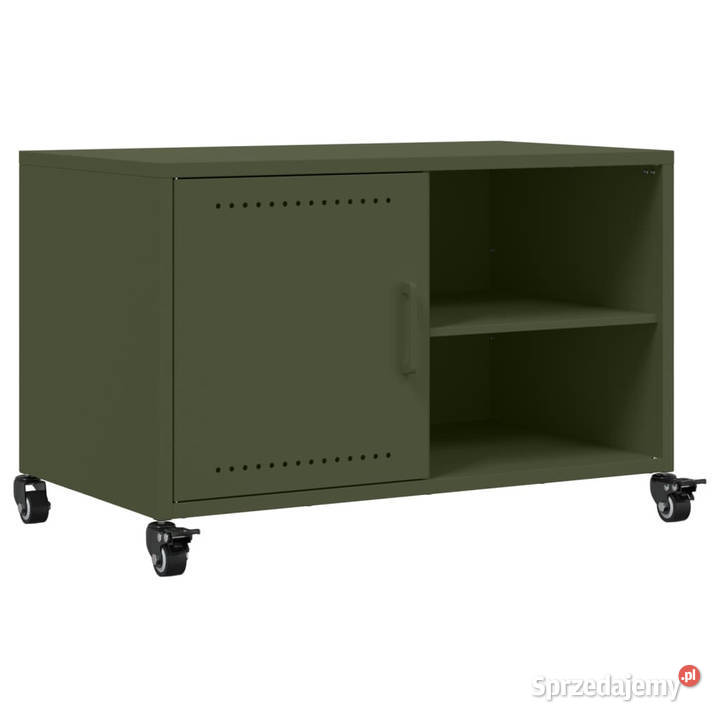 Szafka RTV oliwkowa 68x39x435 stal WM846672 Warszawa