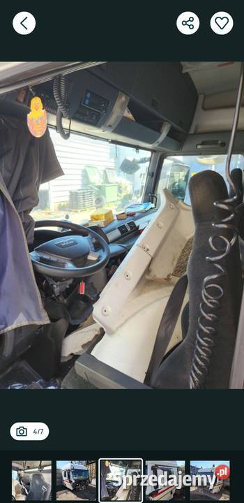 Kabina Sypialna Man TGX Euro 6 1km Myszków sprzedam