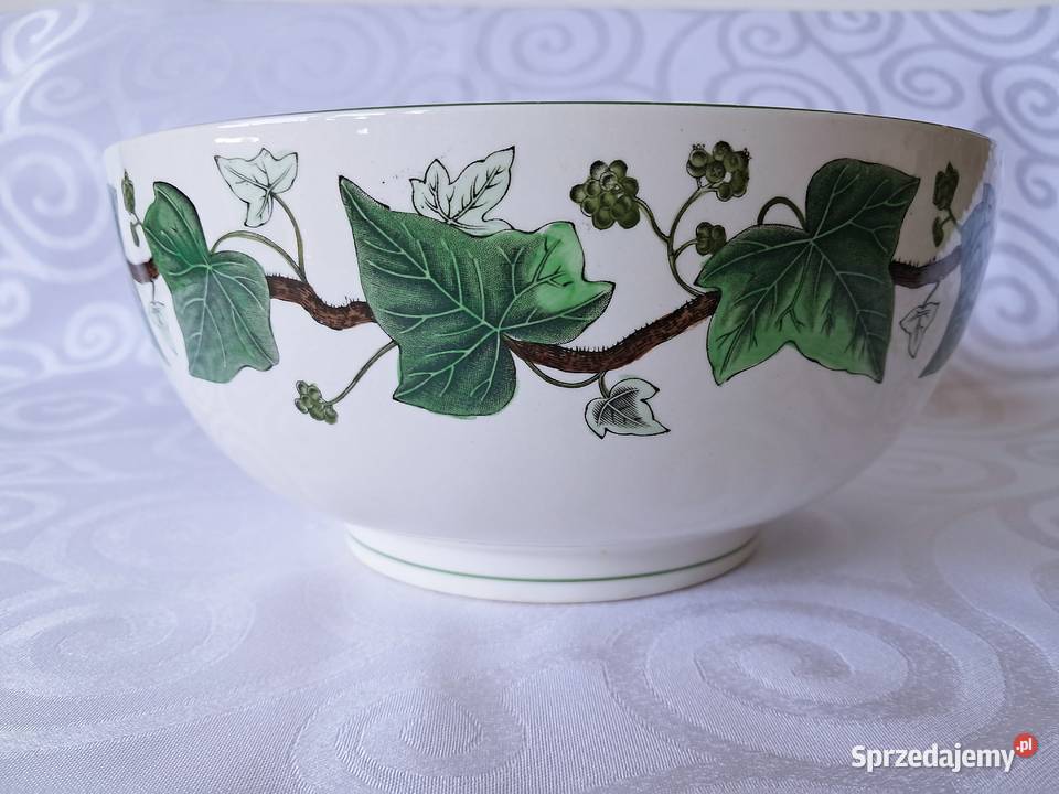 Wedgwood Napoleon Ivy duża misa salaterka 26 Porcelana i szkło lubuskie Strzelce Krajeńskie