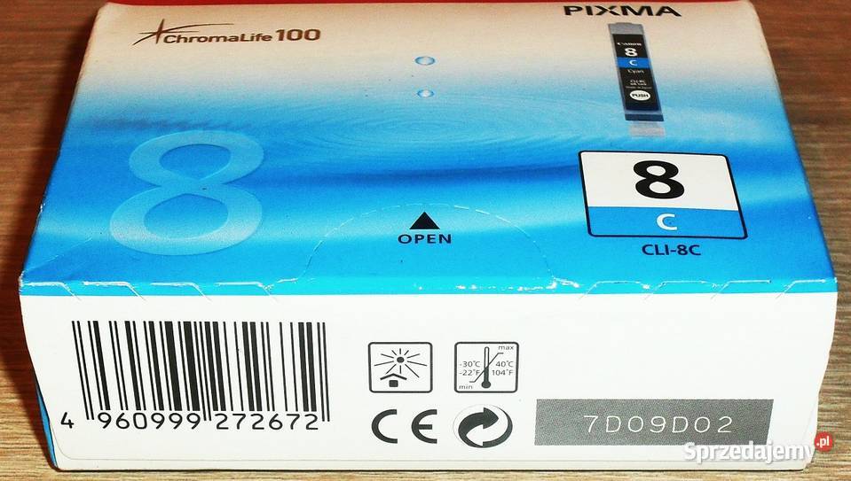 Tusz turkusowy Canon CLI8C 0621B001 do drukarki Druk w kolorze Gliwice