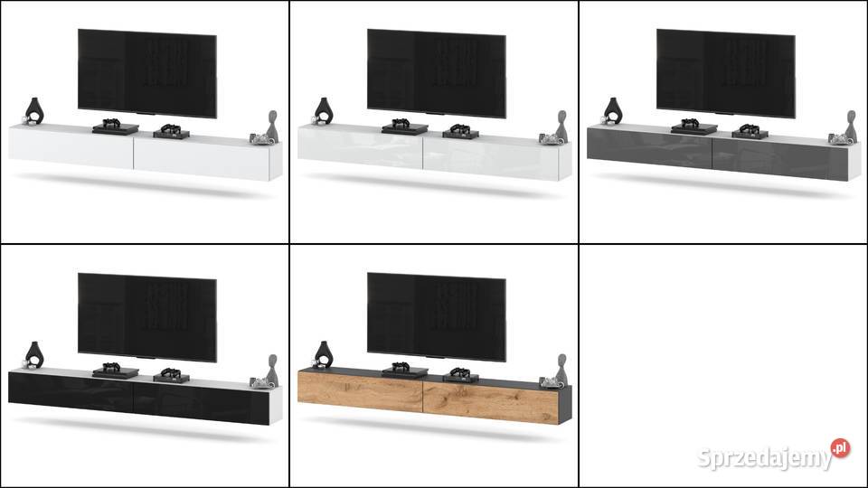 Szafka Rtv Wisząca 280 Loft Pojemna Pod Elbląg