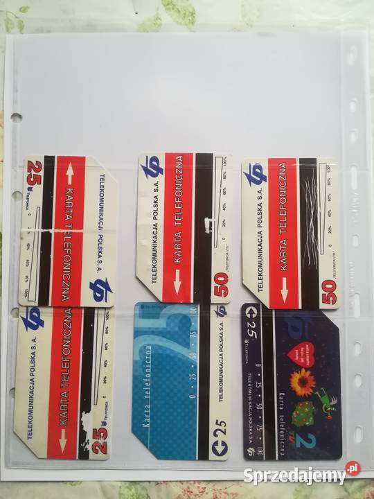 Kolekcja kart telefonicznych magnetycznych TP SA Kolekcje