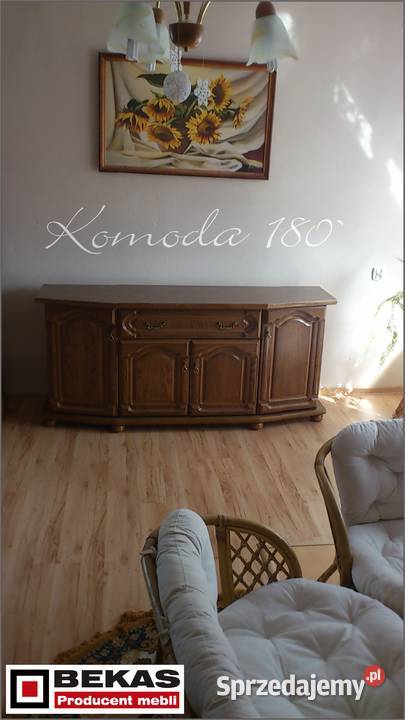 Stylowa Komoda 180 Orzech Wenge Ciemny