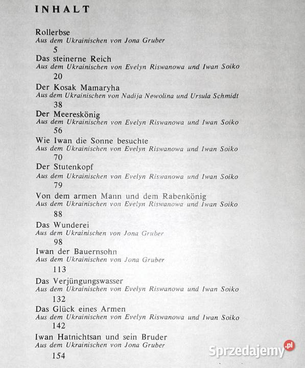 Wie Iwan die Sonne besuchte Ukrainische Chełm