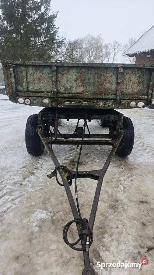 Przyczepa wywrotka d47 możliwość transportu wywrotki Siedlce