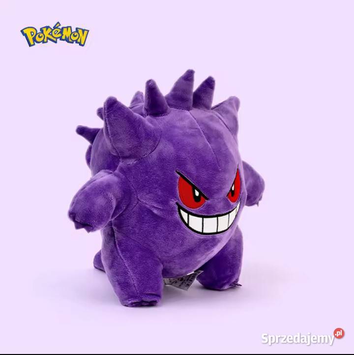 Gengar Pokemon Maskotka Pluszak Zabawka XL 25 Warszawa