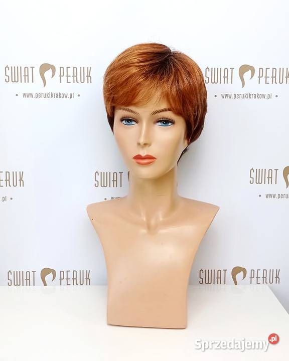 Krótka peruka z włosów syntetycznych Pińczów Pozostałe sprzedam