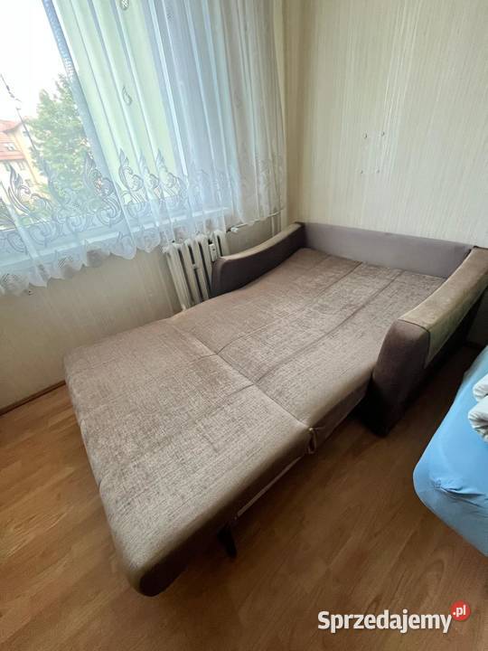 Sofa dwuosobowa z funkcją spania i pojemnikiem Sofy i kanapy dolnośląskie Wałbrzych